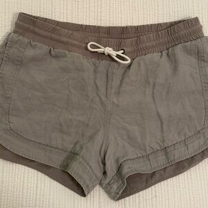 Athleta Gray Shorts with Elastic Waistband